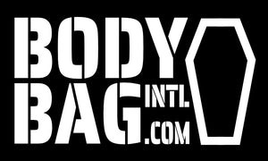 Bodybag logo with coffin 